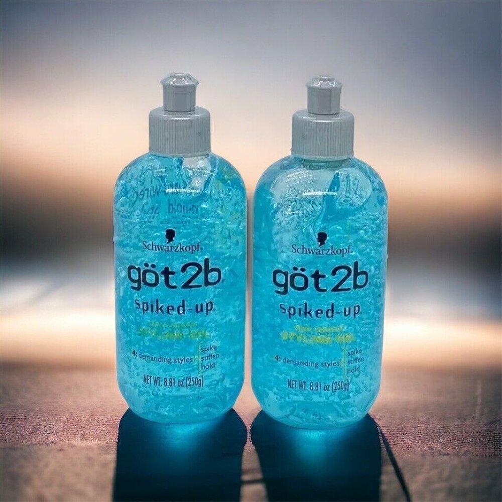 Schwarzkopf got2b Spiked-Up Styling Hair Gel Max-Control 8.5 oz., 2 Pack